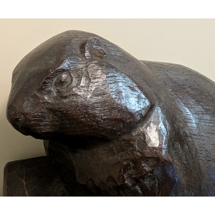 Bronze sculpture ‘Young Marmot’ by Robert HAINARD