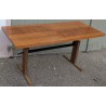 Table basse vintage à manivelle