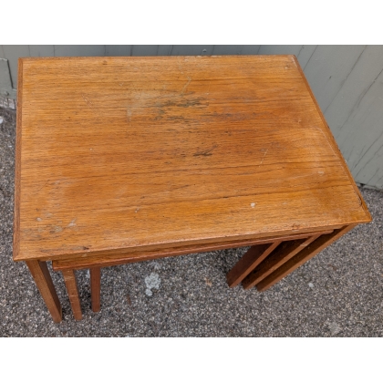 Tables gigognes en teck Kvalitet Form Funktion