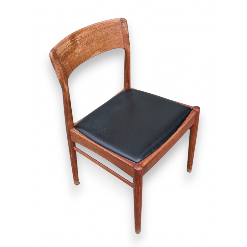 Chaise en teck par K.S. Møbler