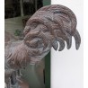 Coq de clocher en cuivre repoussé