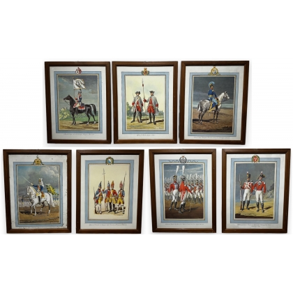 A set of 7 facsimiles by Pierre FAVRE