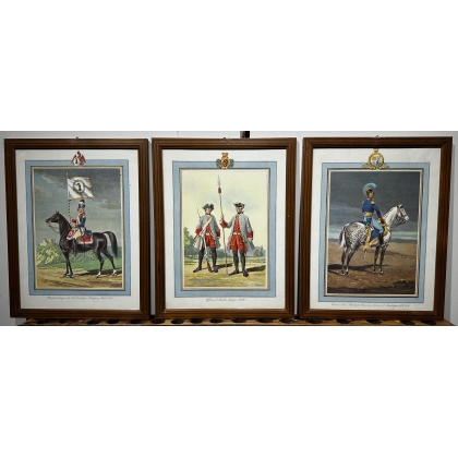 A set of 7 facsimiles by Pierre FAVRE