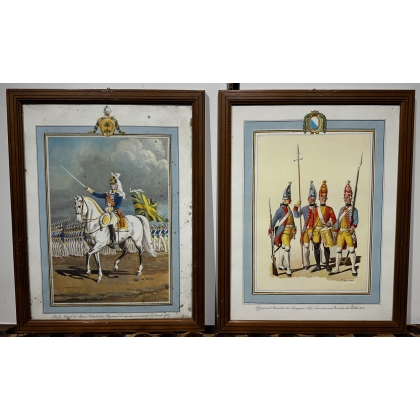 A set of 7 facsimiles by Pierre FAVRE