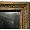 Miroir Louis XVI rectangulaire en bois doré
