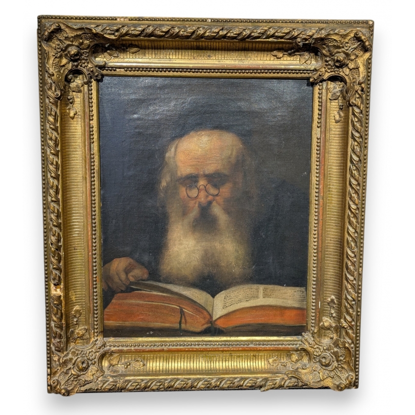 Tableau "Rabin à la lecture"