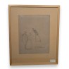Dessin "Esquisse personnages" signé VAUTIER