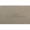Dessin "Esquisse personnages" signé VAUTIER