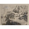 Gravure "Les Leeshörner" signée Robert HAINARD