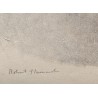 Gravure "Les Leeshörner" signée Robert HAINARD