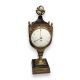 Pendule Vase Empire en bois et bronze