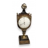 Pendule Vase Empire en bois et bronze