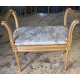 Banquette style Louis XVI dorée