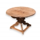 Table ronde rustique en sapin