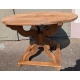 Table ronde rustique en sapin