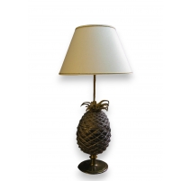 Lampe, modèle Ananas, en bronze doré et