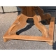 Table ronde rustique en sapin