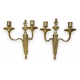Paires d'appliques style Louis XVI en bronze
