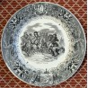 Suite de 12 assiettes \"Napoléon\" de Sarreguemines