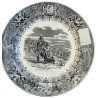 Suite de 12 assiettes \"Napoléon\" de Sarreguemines