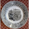 Suite de 12 assiettes \"Napoléon\" de Sarreguemines