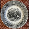Suite de 12 assiettes \"Napoléon\" de Sarreguemines