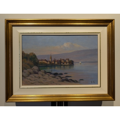 Tableau \"Nernier\" signé L G