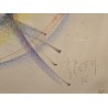 Aquarelle "Trompette" signée R. LERSY 76