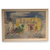 Painting entitled ‘Osteria’, signed H. HEUSER 50