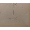 Lithograph entitled "Au bois", signed VERTES