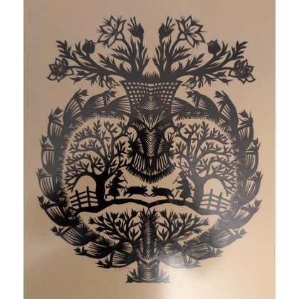 Découpage signé Colette Rossier