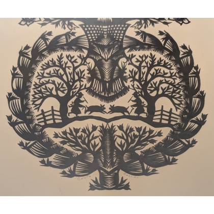 Découpage signé Colette Rossier