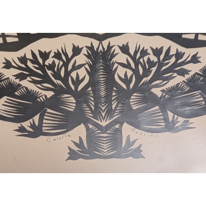 Découpage signé Colette Rossier