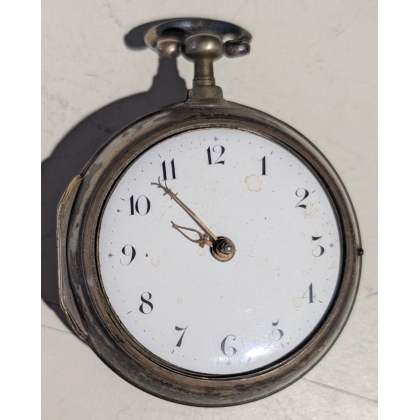 Watch by Francis CROW, with a wooden case