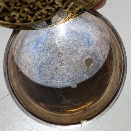 Watch by Francis CROW, with a wooden case