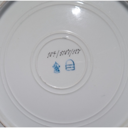 Plat en porcelaine \"La dance\"