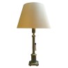  Lamp, pied vert et or et abat-jour en sur  Moinat SA  - Antiquités décoration