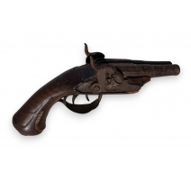 Pistolet de voyage à deux canons
