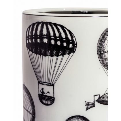 Porte-parapluie en céramique Montgolfières