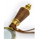 Loupe en laiton et bois