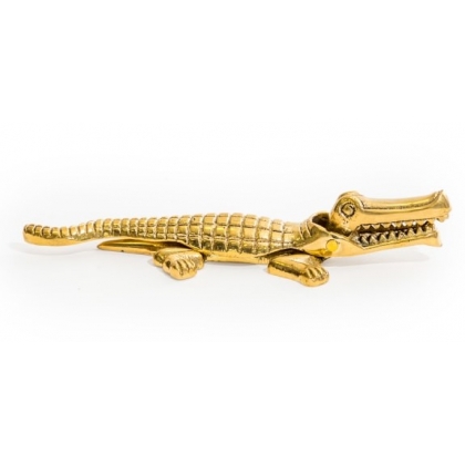 Casse-noix Crocodile en laiton