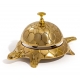 Cloche de table Tortue en laiton