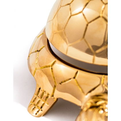 Cloche de table Tortue en laiton