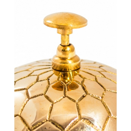 Cloche de table Tortue en laiton