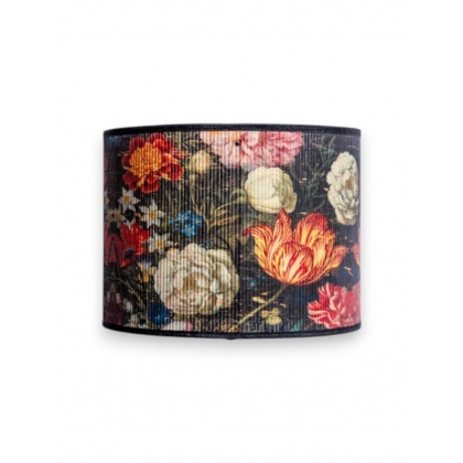 Abat-jour Floral en bambou imprimé