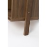 Rise shelf in walnut finish