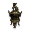 Brule-parfum en bronze cloisonné