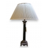 Lampe colonne en marbre vert
