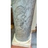 Monumentale colonne en marbre gris et blanc