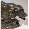 Bronze "Épagneul" signé Th. CARTIER